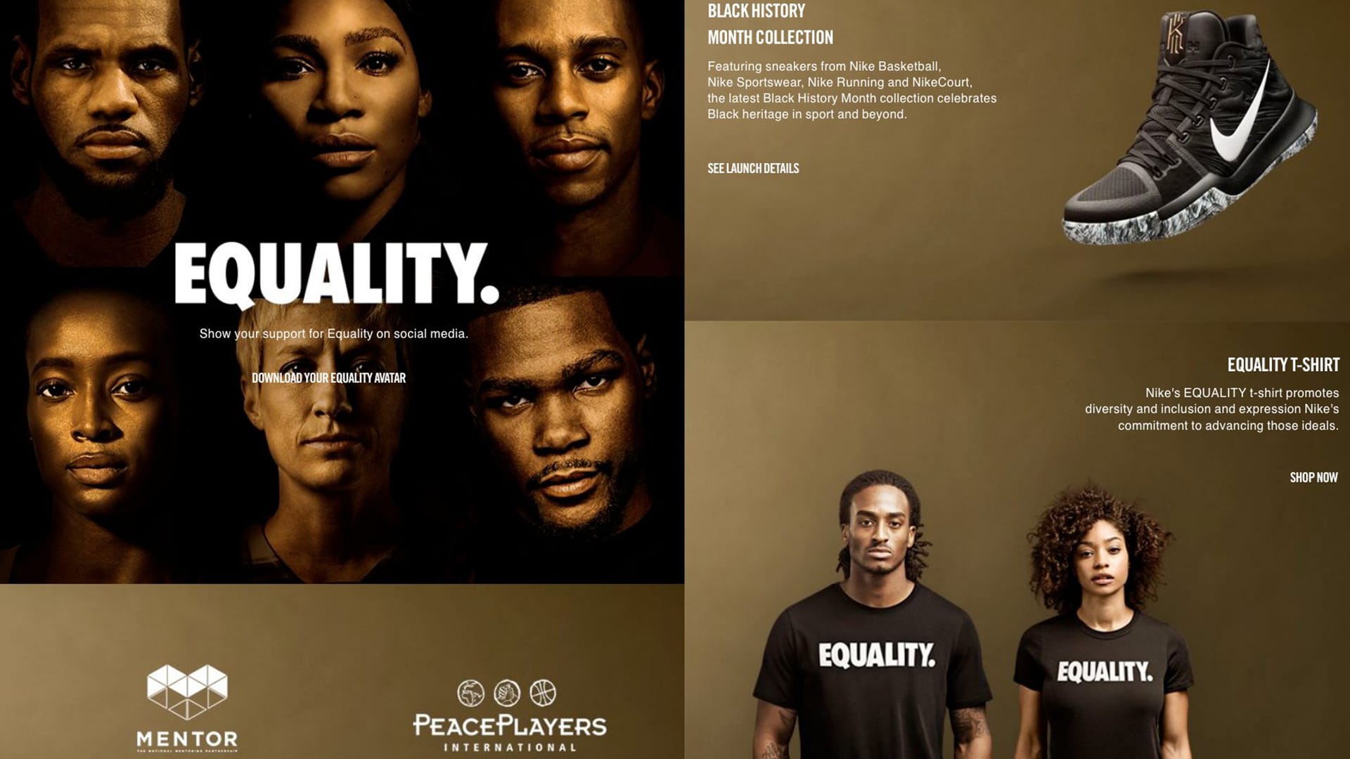 Campaña Equality de Nike